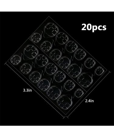 480 PCS 20 Sheets Transparent False Nail Stickers Double-Side Glue False Nail Sticky Tabs Waterproof False Nail Glue Stickers Breathable False Nail Tabs Adhesive Strong for Press on Nail DIY Nail Art 480 False Nail Stickers - Buy Online on GoSupps.com