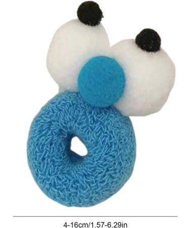 Shurzzesj Funny Hairband Hair Scrunchies | Big Eyes Funny High Elasticity Hair Ties No-Slip Grip For Women Girls For All Occasions Blue - Buy Online on GoSupps.com