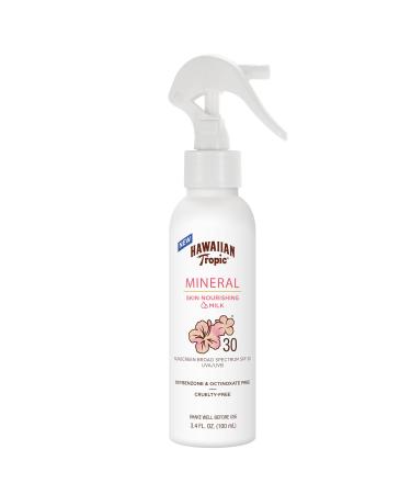 Hawaiian Tropic Mineral Skin Nourishing Milk Sunscreen Spray, SPF 30, 3.4oz SPF 30 Spray