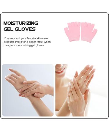 FOMIYES 2 Pairs Gel Moisturizing Gloves Thermal Gloves Men Moisturizing Repair Gloves Mens Glives Overnight Gloves Skin Care Gel Gloves Cotton Protection Hand Gloves Women's Knitting Pink - Buy Online on GoSupps.com