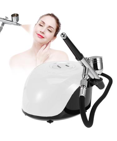 3-Level Pressure Adjustable Airbrush Makeup System Kit for Face & Nail Art - White - Buy Online on GoSupps.com