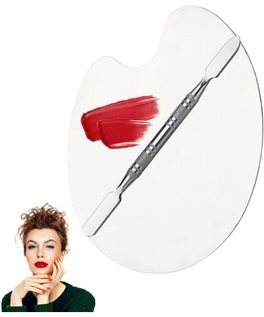  Ecoticfate Makeup Mixing Palette | Makeup Mixing Tray - Paint Tray Palette with Fine Grinding and Double Ended Non Slip Toning Stick for Lipstick Ecoticfate - Buy Online on GoSupps.com