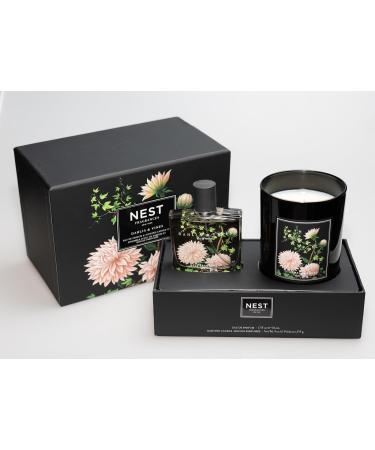 NEST New York Fragrances Dahlia & Vines Eau de Parfum 1.7 fl oz and scented Candle Set