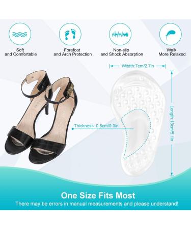Haofy Gel Arch Support Insoles for Women - Flat Foot & Plantar Fasciitis Relief | High Arch Pads & Foot Comfort - Buy Online on GoSupps.com
