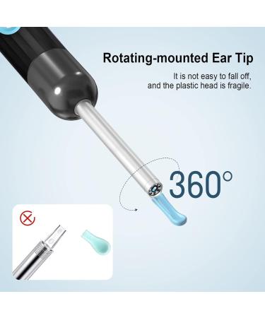QDCFY Otoscope Ear Camera 1080P HD - 3.5mm Ear Cleaning Tool for iOS & Android Smartphones - White & Black - Buy Online on GoSupps.com