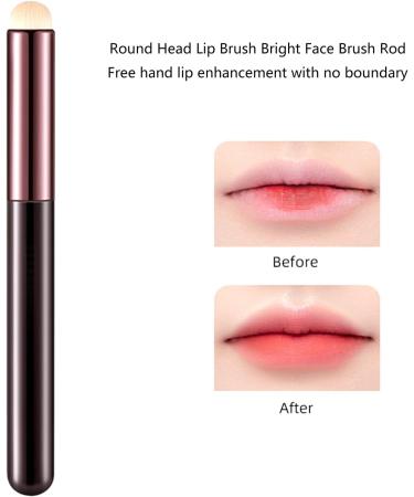 Lip Blending Brush Concealer Brush Lip Brush For Lip Round Head Lip Makeup Brush Travel Size Travel Lipstick Brush - Buy Online on GoSupps.com