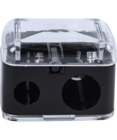 Pyatofyy Precision Cosmetic Pencil Sharpener - 2 Holes Black | Eyebrow & Eyeliner Sharpener - Buy Online on GoSupps.com