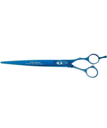 Master Grooming 5200 Titanium Straight Shear, 6.5-Inch, Blue 8.5-Inch Straight Straight