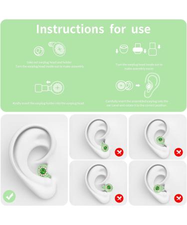 GUDATOST Concert Ear Plugs - Reusable Hearing Protection for Sleeping Snoring Swimming & Noise Sensitivity - 35dB Noise Reduction - 3 Pairs Pack (Black - Buy Online on GoSupps.com