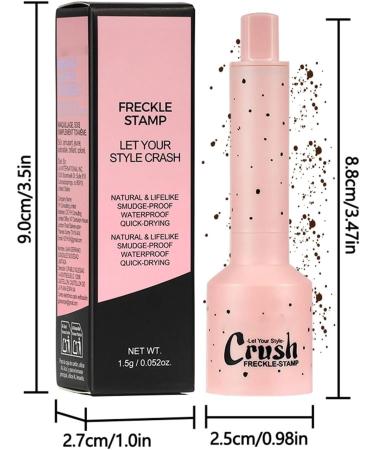 Faux Freckle Stamp Waterproof Facial Peeling Makeup Quick Dry Cosmetics Natural Look Finish Long Lasting Beach Travel 15g Brown 1 Piece 30 DEEP - Buy Online on GoSupps.com