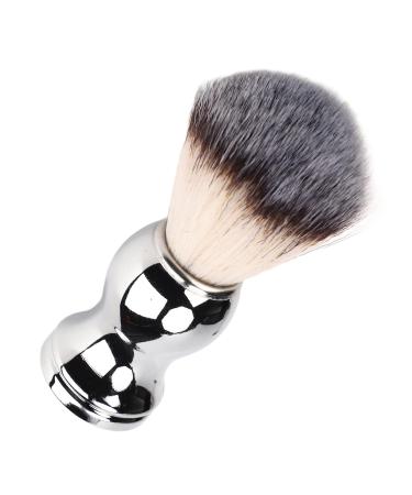 Premium Handmade Razor Brush for Men | Soft Bristles & Silver Handle - Ideal for Home Salons & Travel - Buy Online on GoSupps.com