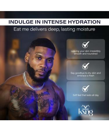 KXNG Cosmetics Organic Shea Body Butter Duo 2 4oz (Zaddy & Eat Me 2) | Rich Shea Cocoa Butter Mango & Coconut Oil Blend | Body Moisturizer Cream for Men & Women | Hydrating Care for Hands Feet - Buy Online on GoSupps.com