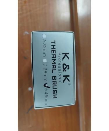 K&K Thermob rsten Keratin Protect Hot Hairbrush - Ion Smooth Volumen Comb 32mm Styling Tool for Perfect Hair - Buy Online on GoSupps.com