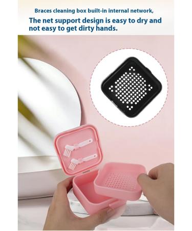 Practical Retainer Case Invisible Aligner Storage Box Keep Your Invisible Aligners Safe and Neat Suitable for Traveling - Buy Online on GoSupps.com