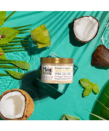 Maui Moisture Strength & Length Curl Oil Gel 12 Oz - Natural Hair Product - Buy Online on GoSupps.com