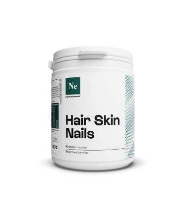 Nutrielement - Hair Skin Nails - 90 capsules - MSM Keratin Zinc Vitamin C Selenium Biotin - Food supplement for hair