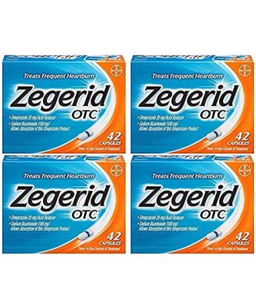 Zegerid OTC Capsules 42-count (4 Pack) Ko#xD