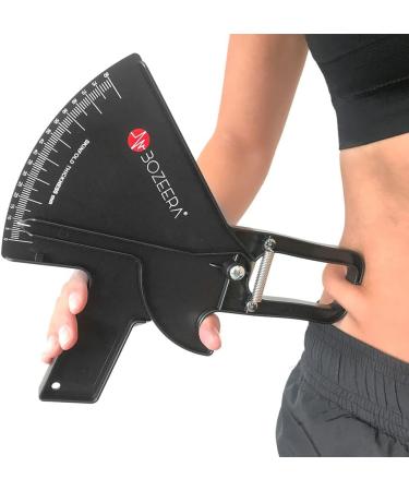 Bozera Pro Body Fat Measuring Device - Professional Caliper with Free Software Video Instructions & German Manual - Premium Accuracy for Body Fat Measurement - Buy Online on GoSupps.com