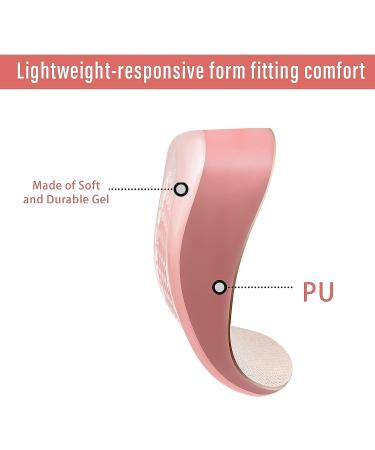 Comfortable 1.4 Inch Height Increase Insoles for Women - Heel Lift Shoe Inserts - Buy Online on GoSupps.com