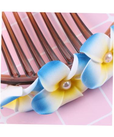 Angoily Bridal Hair Comb Bridal Hair Accessories Plumeria Flower Hair Side Comb Bridal Headdress Bride Insert Comb Hair Clip Hair Barrettes Women Hairpin French Hawaii Bridesmaid - Buy Online on GoSupps.com