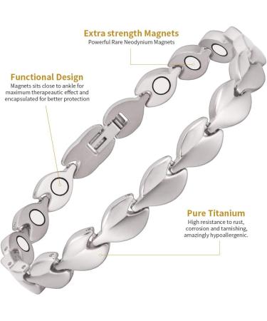 Buy Magnetic Ankle Bracelets for Men & Women - Stylish Titanium Steel Fashion Jewelry - Buy Online on GoSupps.com