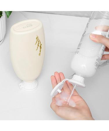 Inverted Bottle Lid - Inverted Leak-Proof Bottle Lid | White Bottle Lid Set No Waste Bottle Lids for Condiment Containers Shampoo Bottle - Buy Online on GoSupps.com