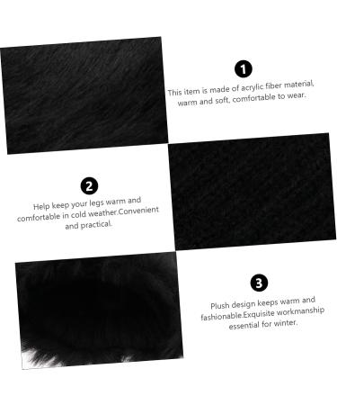 Kisangel Fur Winter Boot Covers - Warm Fluffy Ankle Socks & Leg Warmers for Women | International Shipping Available - Buy Online on GoSupps.com