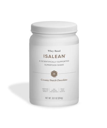 Isagenix IsaLean Shake - Complete Superfood Meal Replacement Drink Mix for Maintaining Healthy Weight and Lean Muscle Growth - 854 Grams - 14 Meal Canister (Creamy Dutch Chocolate Flavor)