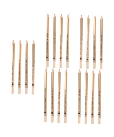 Didiseaon 20 Pcs Concealer Pen Makeup Concealer Women Makeup Supplies Concealer for Makeup Wooden White