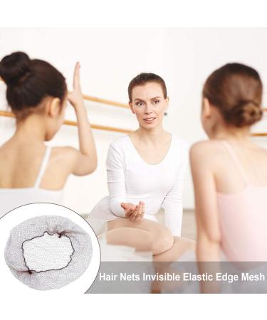 Pack of 100 Invisible Elastic Hair Nets - 20 Dark Brown for Wig & Hair Fixation | Perfect for Ladies' Knot Making - Buy Online on GoSupps.com