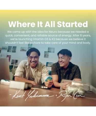 Neuro Vitamin D3 K2 Supplement - Sugar Free Mints with 5000 IU Vitamin D3 + 200mcg K2 MK-7 - Immune Support Supplement to Improve Mood & Bone Health - Gluten & Aspartame Free - Peppermint 90 ct 90 Count (Pack of 1) Pepperm  - Buy Online on GoSupps.com