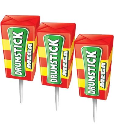 Swizzels Drumstick Mega Lollies 28g Individually wrapped (36 Lollipops (Full Box)) 36 Lollipops ( Full Box ) - Buy Online on GoSupps.com