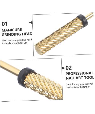 FOMIYES Drills Nail Drill Bits Nails Drill Bits Nail Bit Cuticle Nail Drill Bit Drill Bits for Nails Manicure Accessories Cuticle Drill Bits Acrylic Drill Bits Tungsten Steel Set Cylinder 0.56x0.56x5.05cm As Shown2 - Buy Online on GoSupps.com