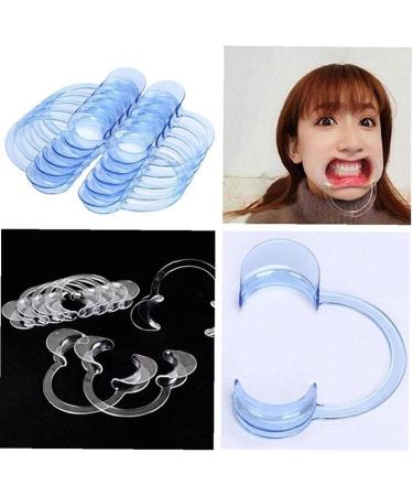 TOSSPER Dental Cheek Retractor | C-Shape Intraoral Lip Opening Tool | PVC Mouth Opener - One Size for Optimal Teeth Access | International Shipping Available - Buy Online on GoSupps.com