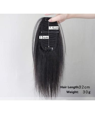Human Hair Crown Extensions for Men - 32cm Clip Back Hairpieces | Premium Quality - Buy Online on GoSupps.com