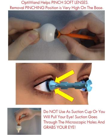 OptiWand Soft Contact Lens Tool 2 Pack - Insertion & Removal Device for Easy Lens Handling - Buy Online on GoSupps.com