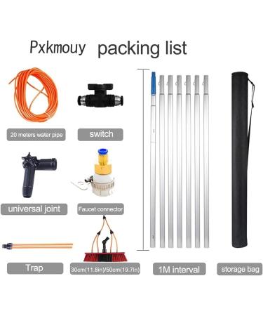 Water Fed Window Cleaning Pole Telescopic Brush/Extendable Cleaner Conservatory Roof Suitable For Photovoltaic Panel Cleaningtrucks Windows (Color : 30cm Size : 8m) 8m 30cm - Buy Online on GoSupps.com