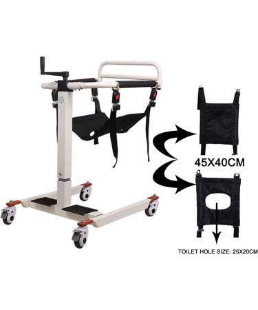 Patient Lift Wheelchair For Home Steel Transport Wheelchair Multifunctional Elderly Disabled Full Body Patient Transfer Lifter With Padded Seat 330 Lbs Weight Capacity(Color:C) - Buy Online on GoSupps.com