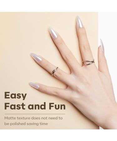 Modelones Nail Tips 500 PCS - Full Cover Soft Gel Tips Set Pre-Shaped Matte PMMA Resin 10 Sizes Medium Almond for Nail Art DIY - Buy Online on GoSupps.com