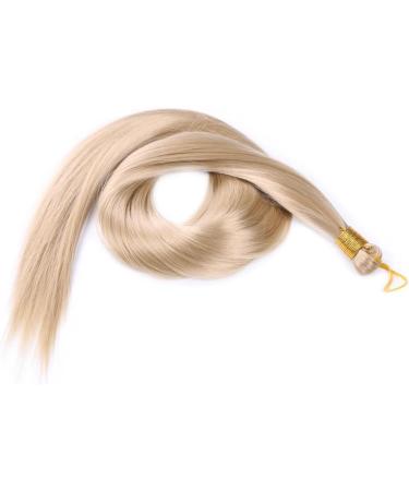 Feather Hair Extension 2 pcs Long Bone Straight Synthetic Hair Extension Easy Silky Bulk Crochet Braid Bundle Pre Stretched Fiber Braiding (Color : 4 Size : 22inches) 22inches 4 - Buy Online on GoSupps.com