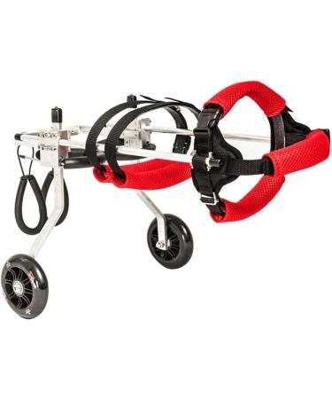 Dog Wheelchair Dog Wheelchair for Back Legs 2 Wheel Pet Wheelchair Rehabilitation Wheelchair Walk Tool Mobility Scooter Dog Wheelchair Portable XXXS