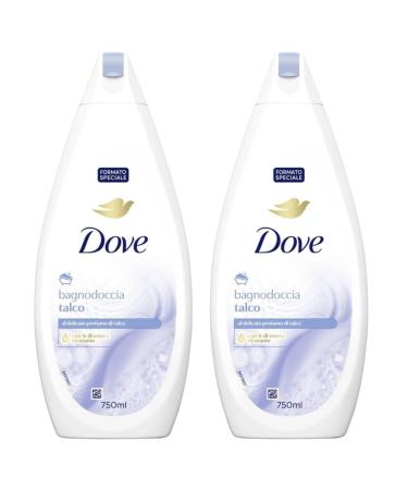 Dove Dove Talc Beauty Bubble Bath 750 Ml (2 Units)