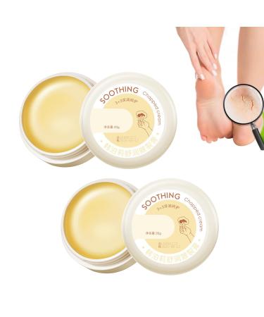 Anti-Crack Foot Cream 2 Pieces Anti-Cracking Foot Cream Anti Crack Heel Creme For Softening Thick Dry Cracked and Rough Hands and Feet