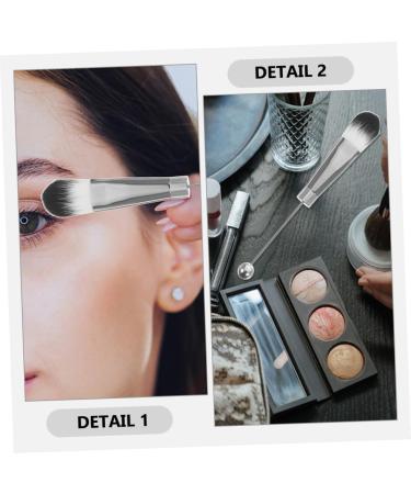 Beavorty Foundation Brush 2 Sets Metal Handle Makeup Brush Eye Shadow Eyeshadow Eyebrow Brush Eye Makeup Brush Concealer Brush Blush Brush Loose Powder Brush Beaded Paint Stainless Steel - Buy Online on GoSupps.com