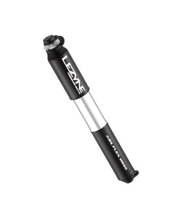 Lezyne Pressure Drive HP Bicycle Hand Pump, 120psi, Road, Gravel Bike, Presta and Schrader Valve, High Pressure Small Black