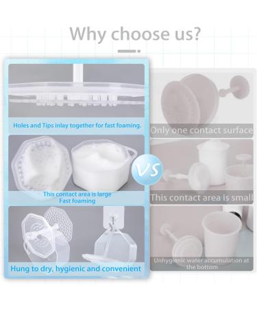 Buy Pwsap Facial Cleansing Tool Detachable Face Wash Whip Maker for Gentle Deep Cleaning | Marshmallow Foam & Skincare Essentials - International Shipping Available - Buy Online on GoSupps.com