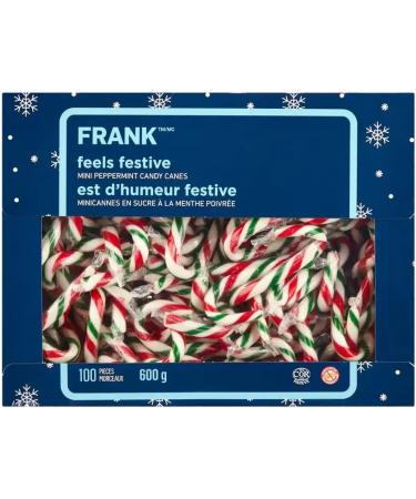 100 Mini Peppermint Candy Canes frank 600 grams premium quality - Buy Online on GoSupps.com