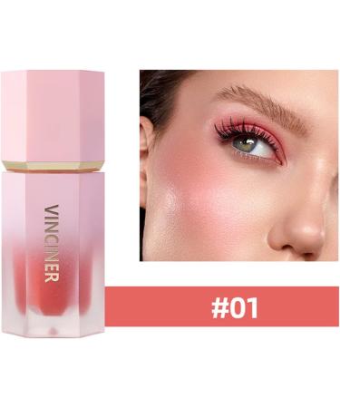Soft Gel-Cream Blush Liquid Blush for Cheeks Lightweight Long-Wearing Smudge-Proof Natural-Looking Liquid Blush Makeup - Buy Online on GoSupps.com