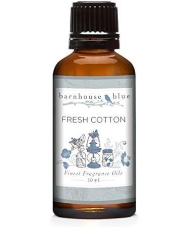Barnhouse Blue Fresh Cotton 30ml Premium Fragrance Oil - for Candle Soap Making Aromatherapy Diffusers Home Care & Humidifiers