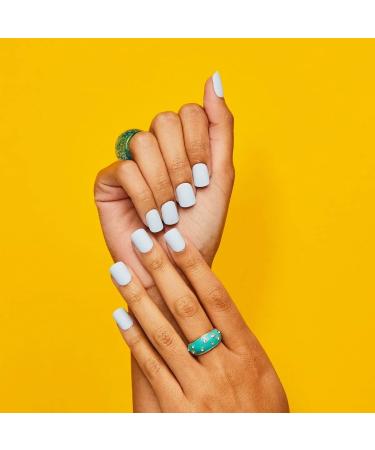 Buy KISS imPRESS Blue Sky Press-On Nails - Short Matte Color Manicure | Includes Prep Pad & Mini File for Easy Application - Buy Online on GoSupps.com